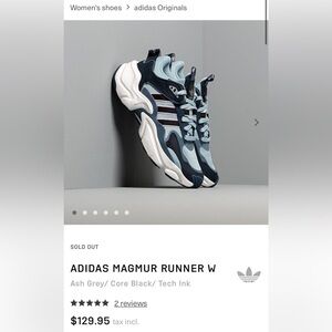 Adidas blue and pink shoes